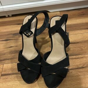 Black Strappy heels